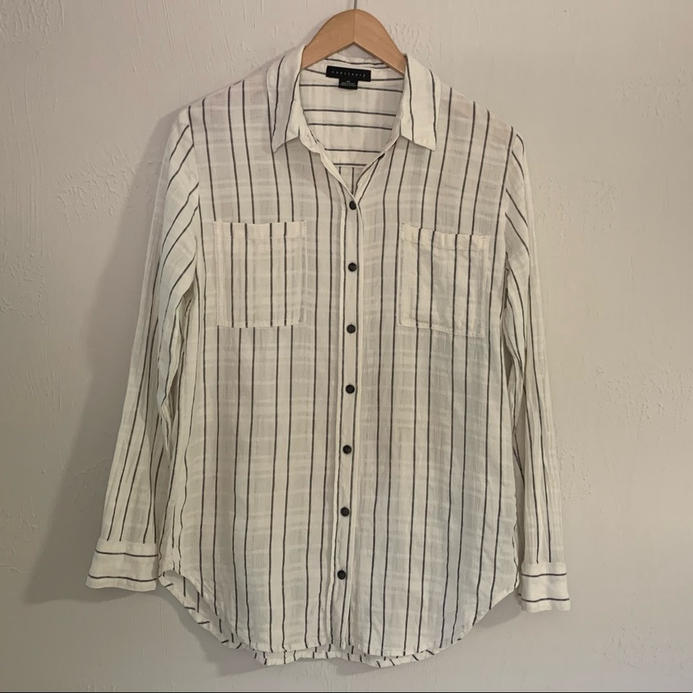 Sanctuary striped button down